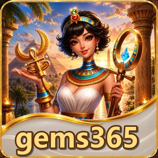 Cuplikan tampilan beranda di dalam aplikasi gems365